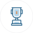 trophyicon A small cartoon trophy with an orange keyhole on it.